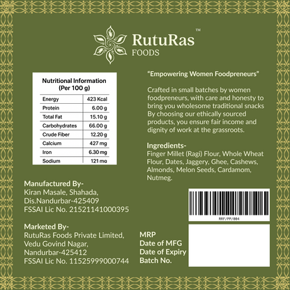 Ragi / Nachani Laddu- रागी/ नागली लाडू