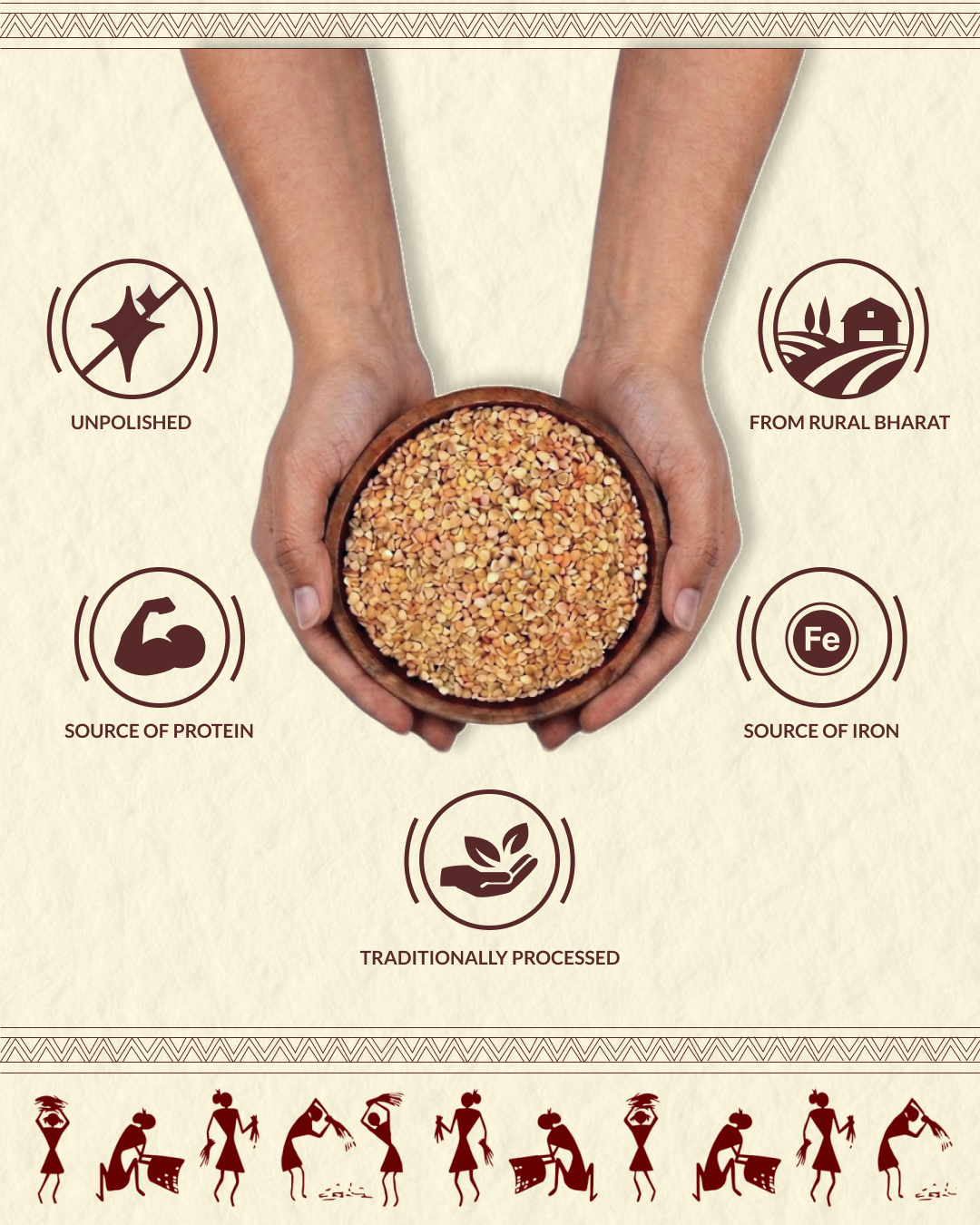 Natural Toor Dal | नैसर्गिक तूर डाळ - Unpolished
