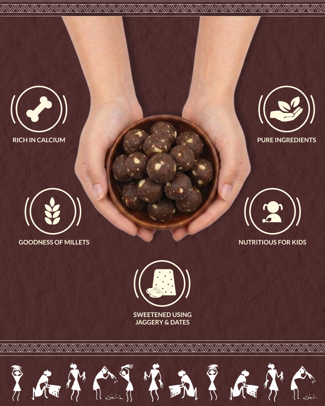Ragi / Nachani Laddu- रागी/ नागली लाडू