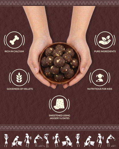 Ragi / Nachani Laddu- रागी/ नागली लाडू