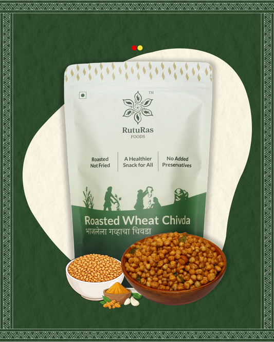 Roasted Wheat Chivda | भाजलेला गहू चिवडा