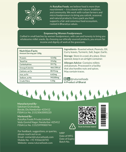 Roasted Wheat Chivda | भाजलेला गहू चिवडा